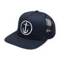OG Anchor Twill Mesh Trucker - Navy