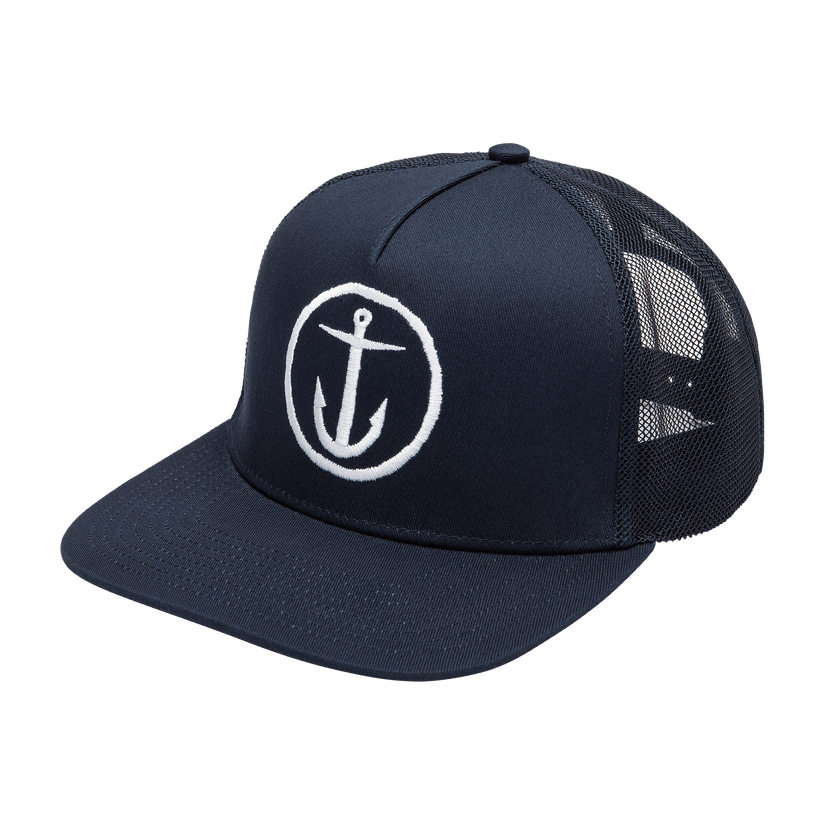 Marsh Wear Base Mesh Trucker Hat - Navy - OSFM