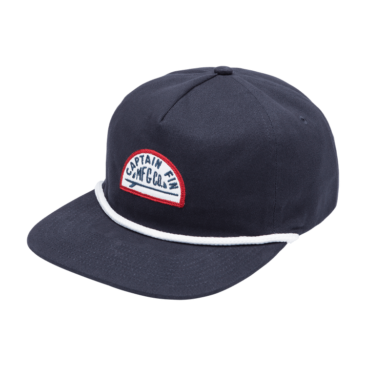 Stack Patch Hat Vintage Navy Captain Fin Co