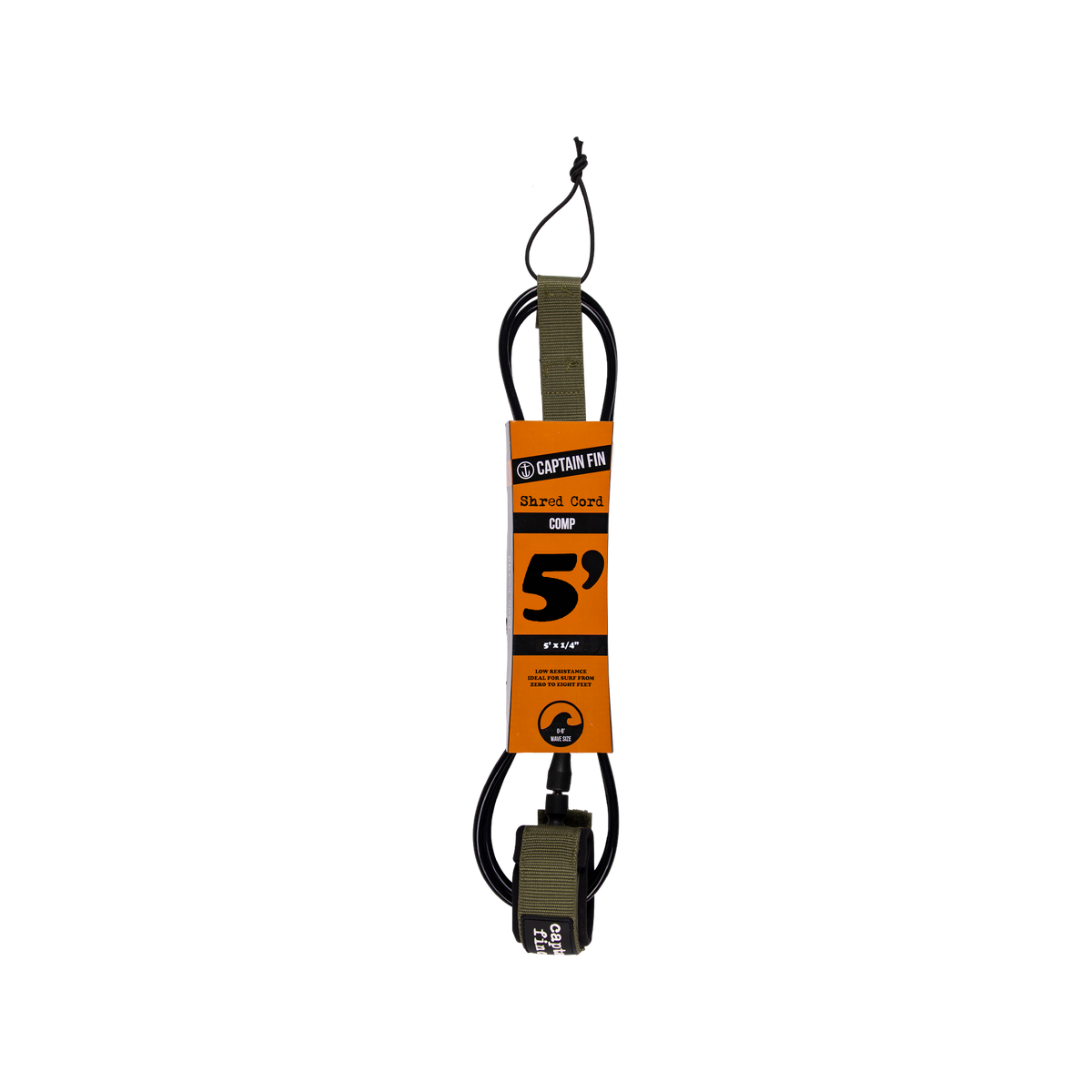 Shred Cord Comp - Army - Captain Fin Co.